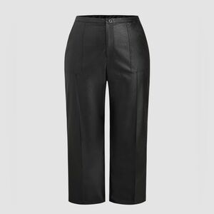 Women’s Pants (FAUX LEATHER SOLID STRAIGHT LEG
TROUSERS)